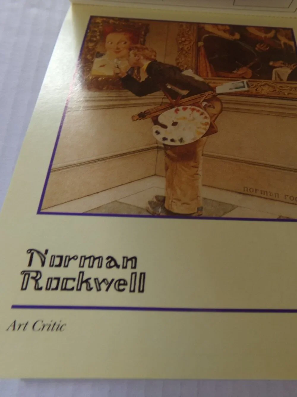 Norman Rockwell Postcard Book 30 Classic Full Color Scenes Nostalgic